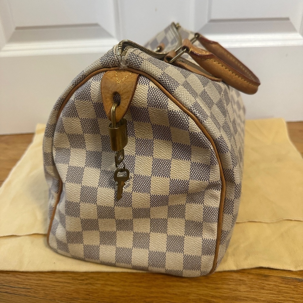 Louis Vuitton Damier Azur Speedy Excellent Condition - Picture 2 of 15